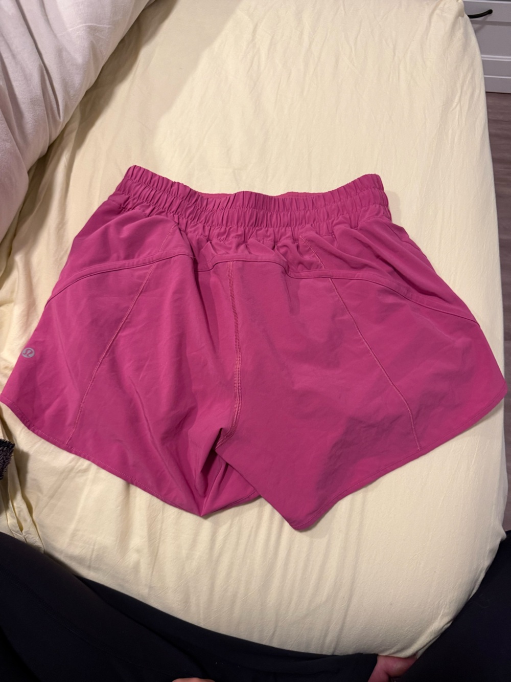 lululemon tract that short in pink lychee